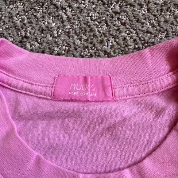 Nuuds Limited Edition Bubblegum Cropped Tee - Picture 4 of 5